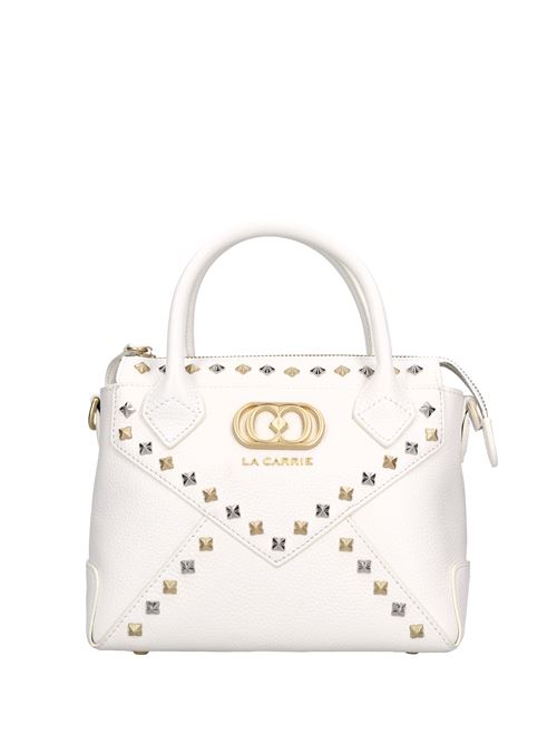 Borsa FRIVOLOUS SMALL in pelle e borchie LA CARRIE | 142P-LS-115-TBLAVORIO